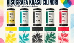 Risogrāfa iespējas paplašinātas ar diviem jauniem krāsu cilindriem